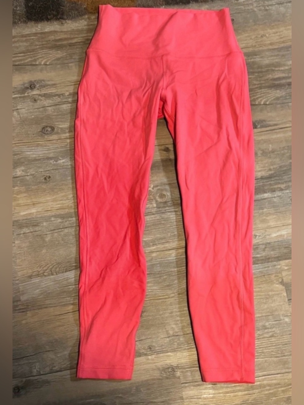 Lululemon double line high rise align leggings pink size 8